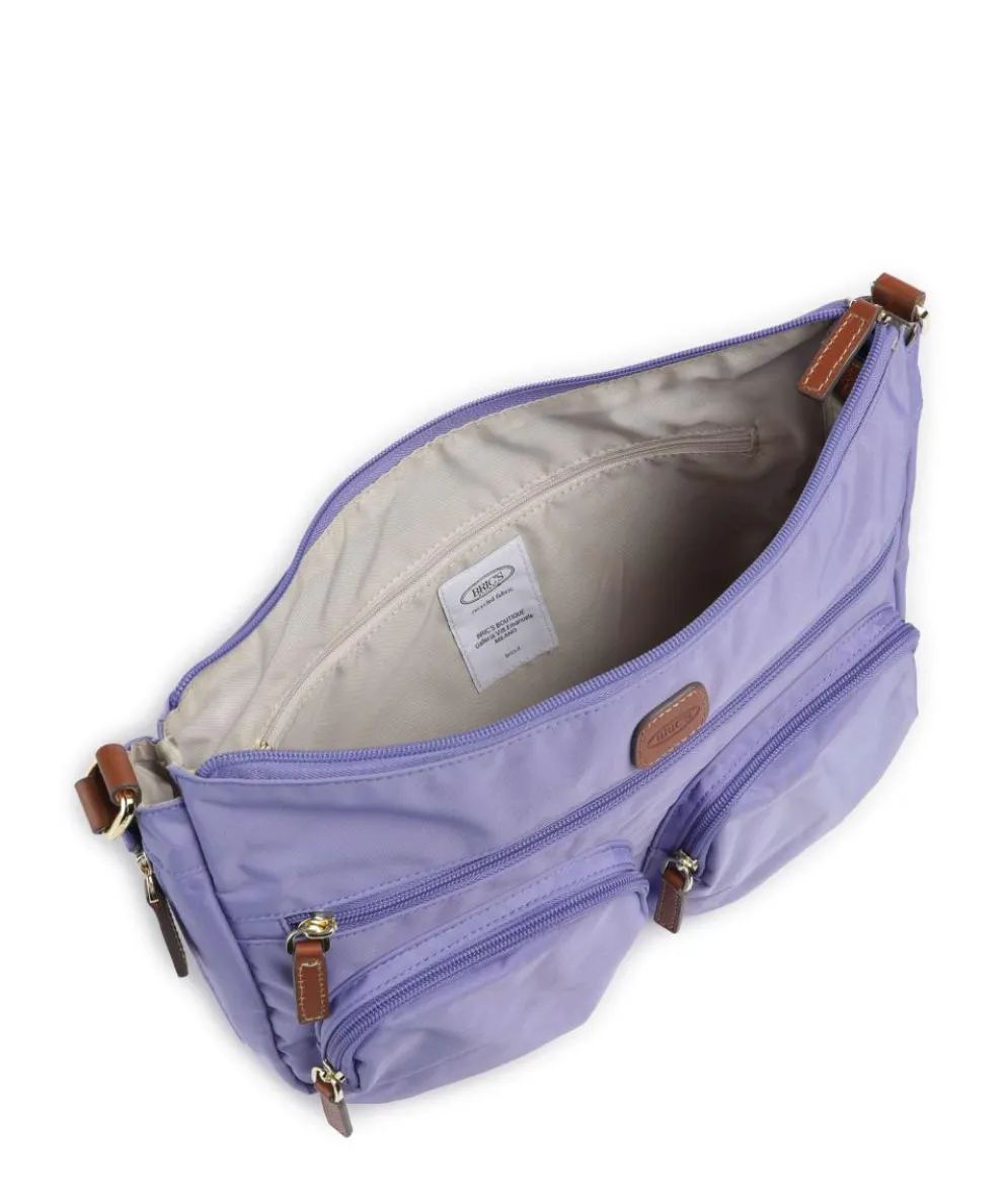 X-Collection Schultertasche recyceltes Nylon violett