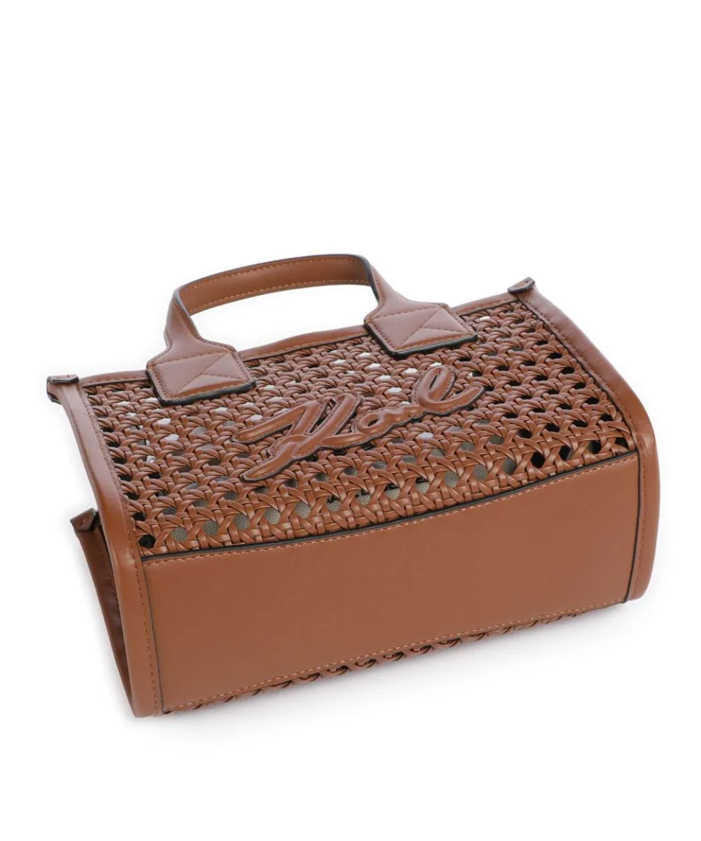 K/Skuare Small Handtasche Lederimitat braun