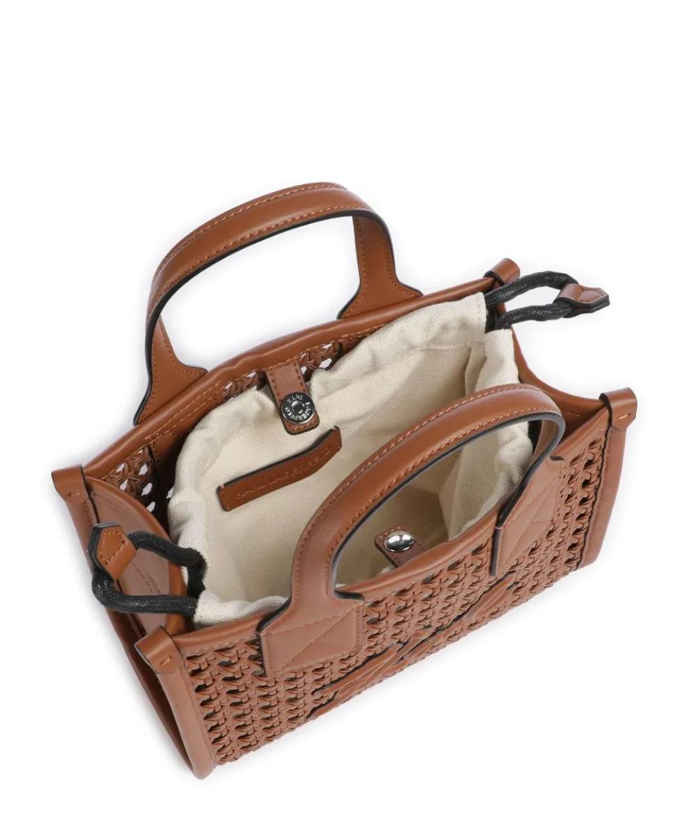 K/Skuare Small Handtasche Lederimitat braun