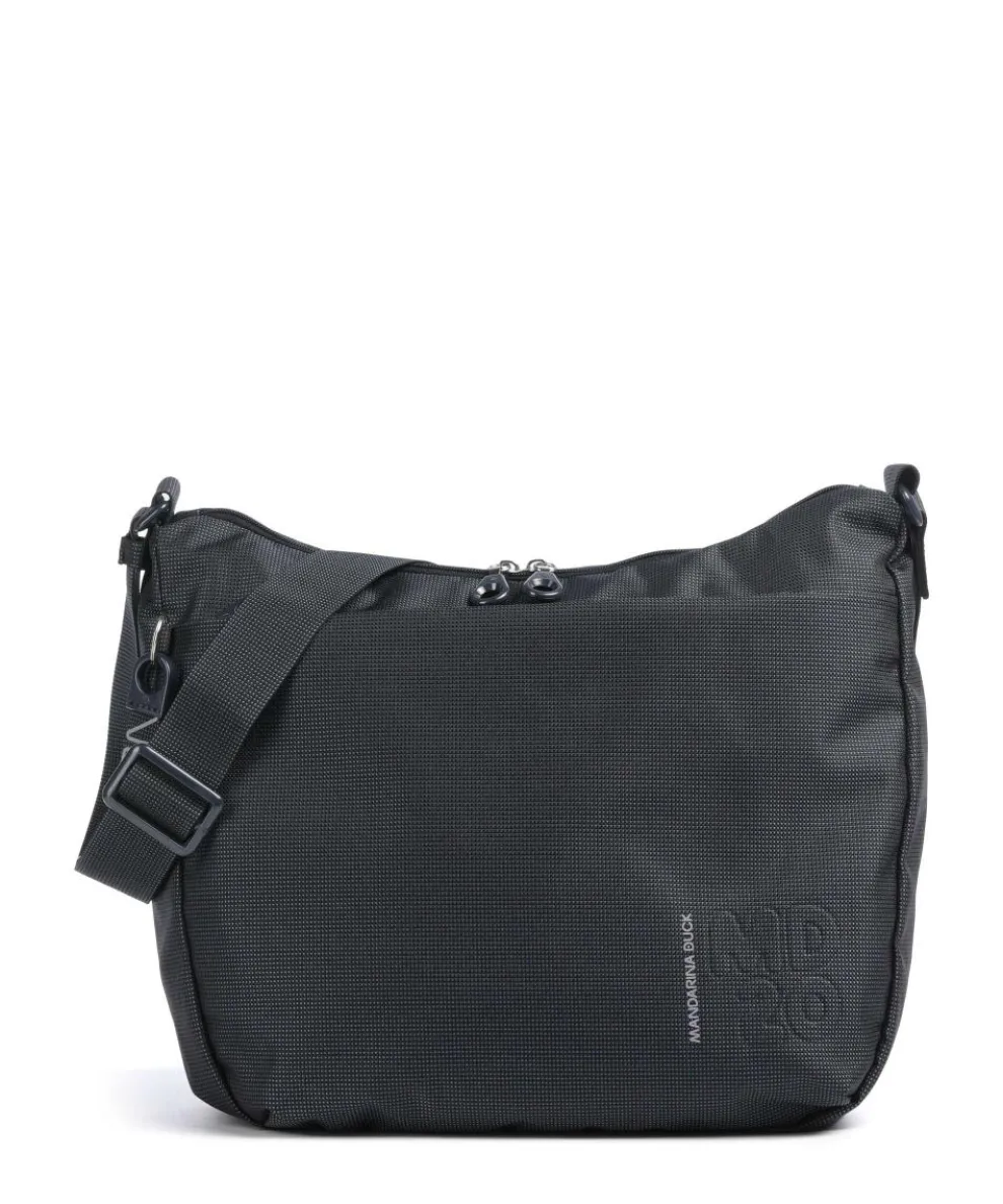 MD20 Schultertasche Polyester schwarz/blau