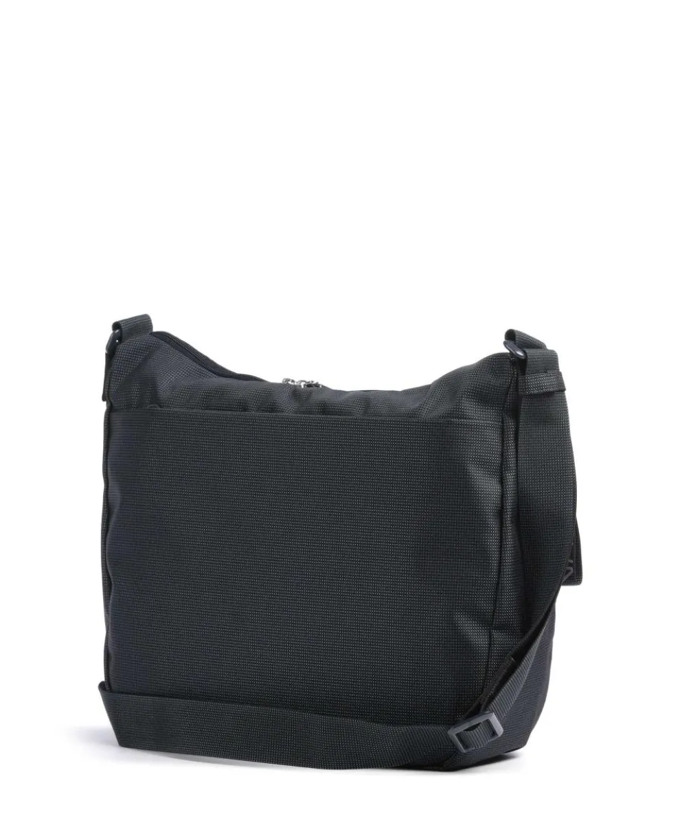 MD20 Schultertasche Polyester schwarz/blau