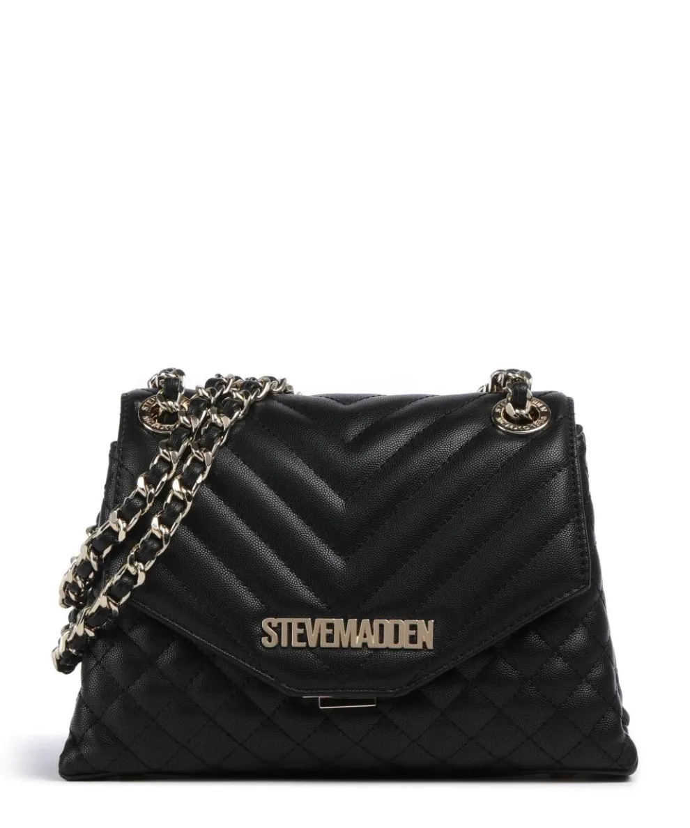 BVOLT Schultertasche Lederimitat schwarz