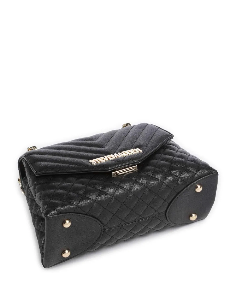 BVOLT Schultertasche Lederimitat schwarz