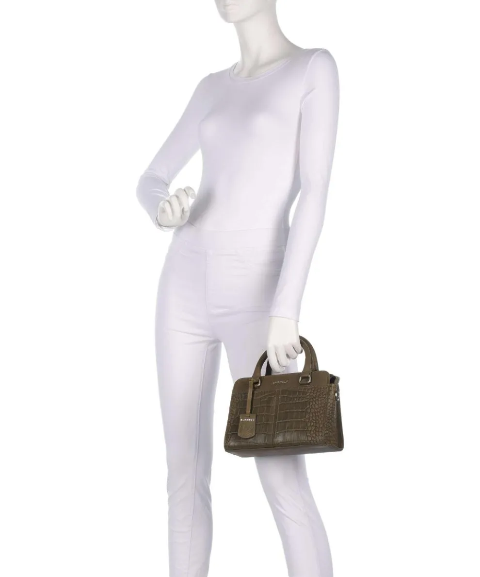 Cool Colbie Handtasche geprägtes Leder olivgrün