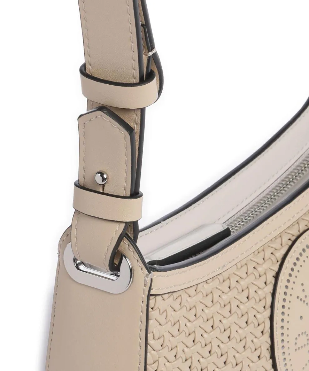 K/Circle Schultertasche fein genarbtes Rindsleder beige