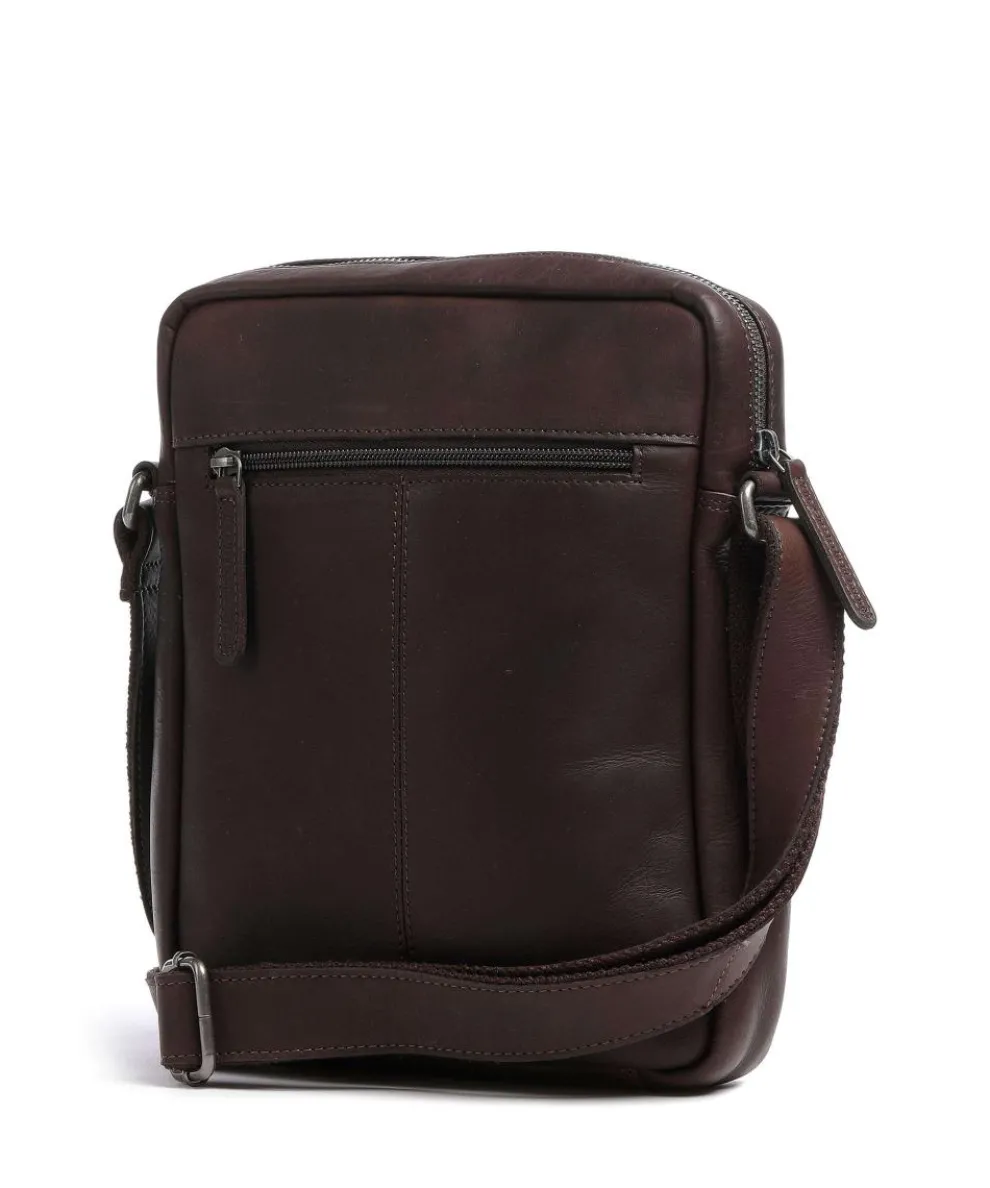 Dessau Umhängetasche Pull-Up Rindsleder dunkelbraun