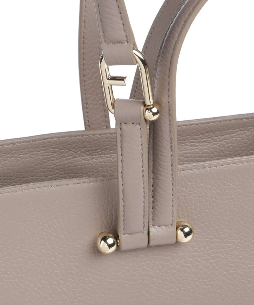 Duetto L Shopper genarbtes Rindsleder taupe