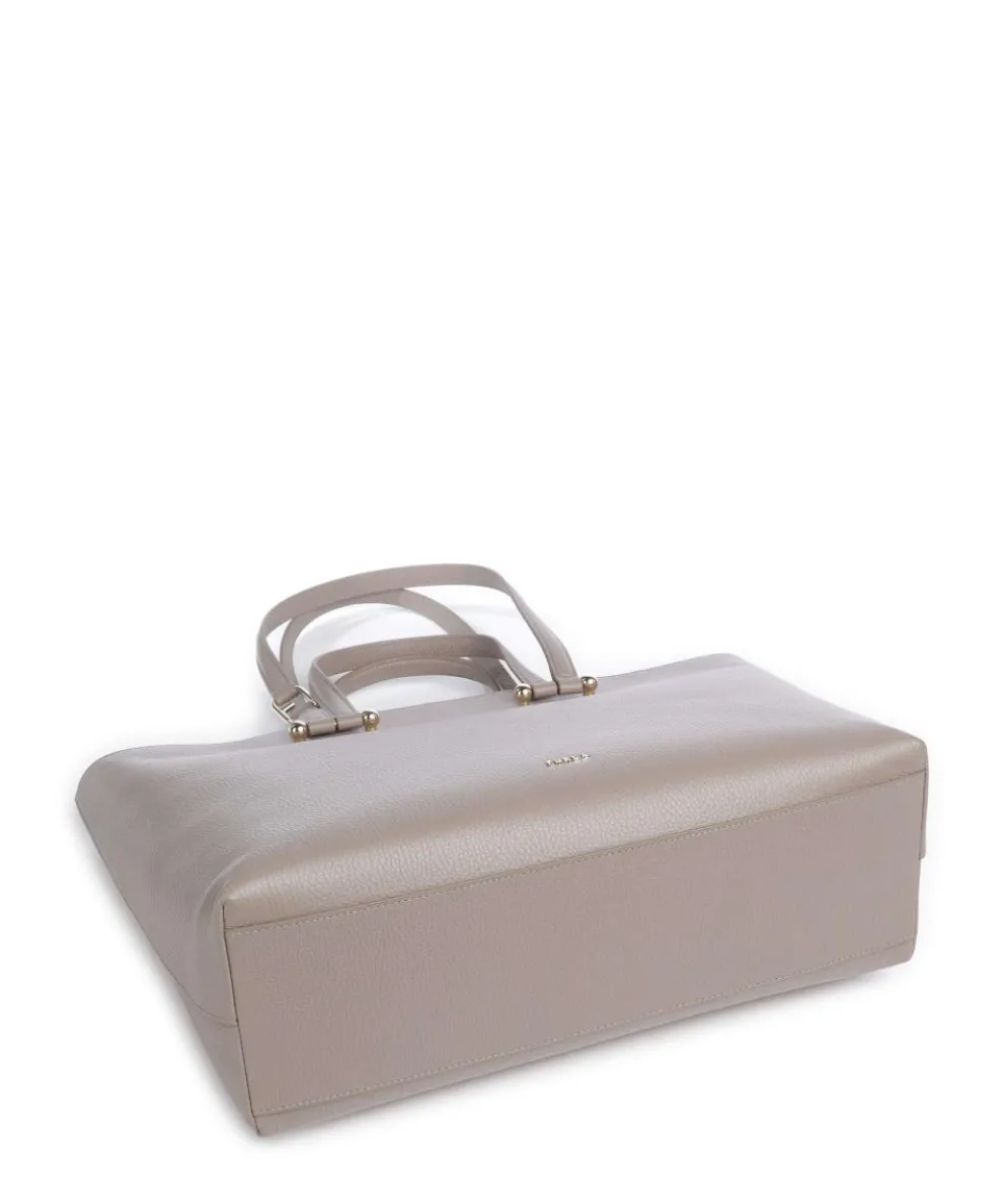 Duetto L Shopper genarbtes Rindsleder taupe