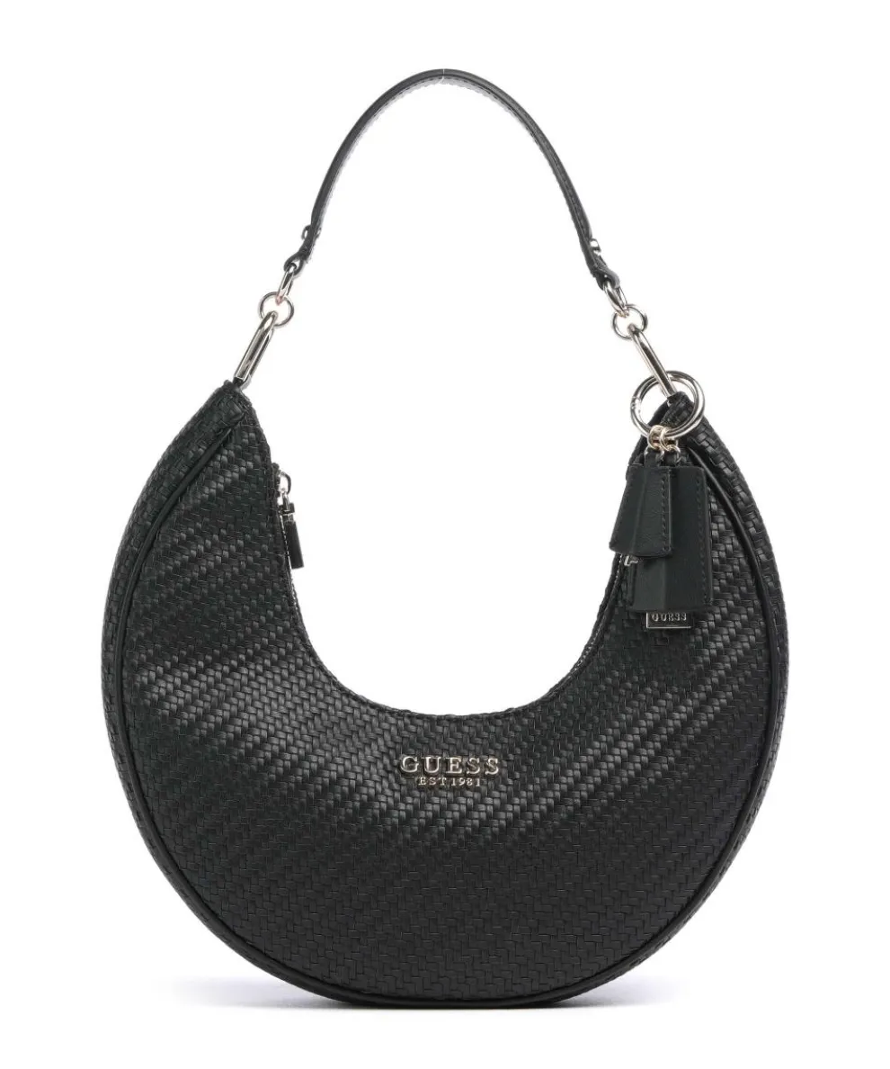 Mirema Schultertasche Lederimitat schwarz