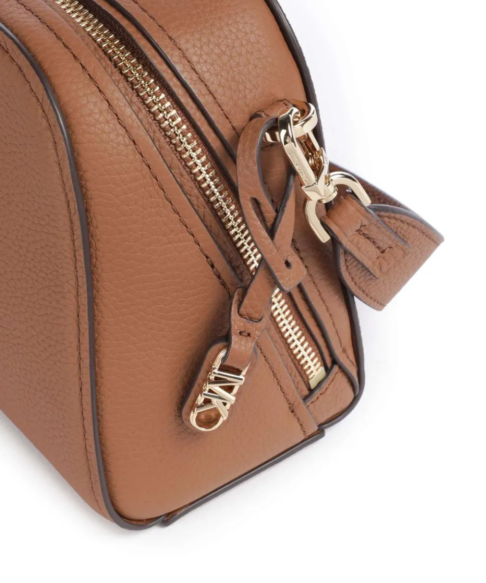 Ashton Small Umhängetasche genarbtes Rindsleder braun