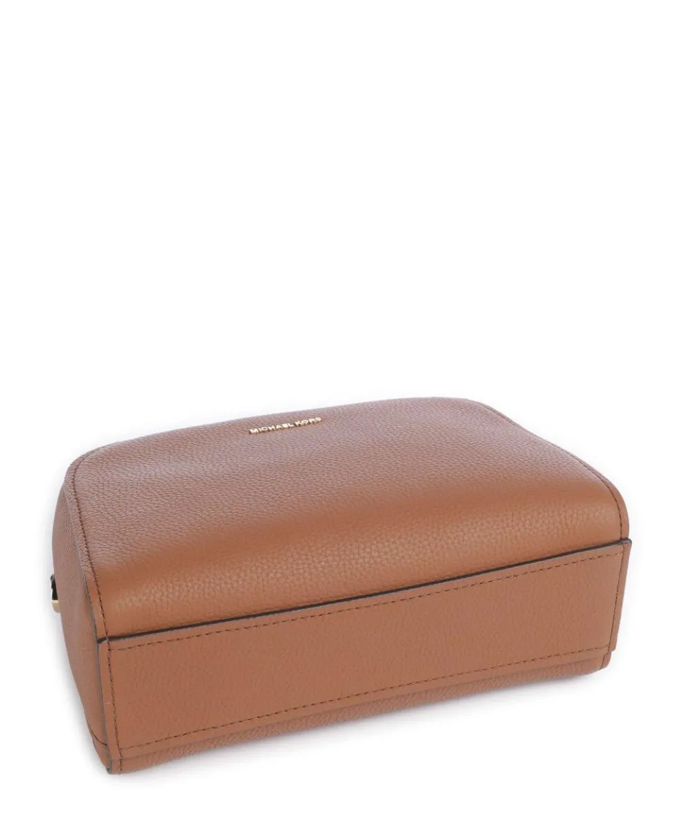 Ashton Small Umhängetasche genarbtes Rindsleder braun