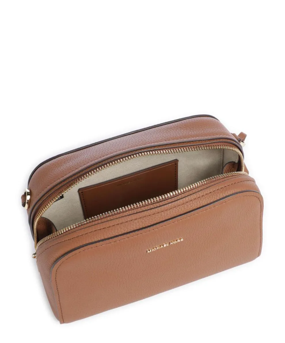 Ashton Small Umhängetasche genarbtes Rindsleder braun