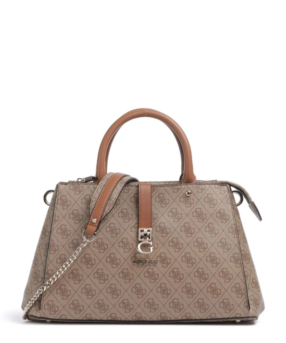 Zamira Handtasche Lederimitat braun