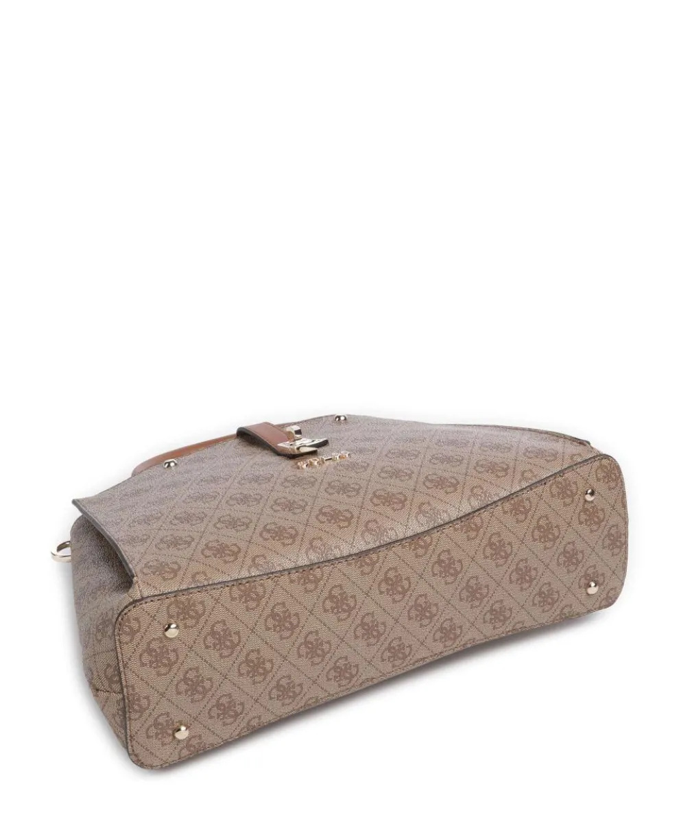 Zamira Handtasche Lederimitat braun