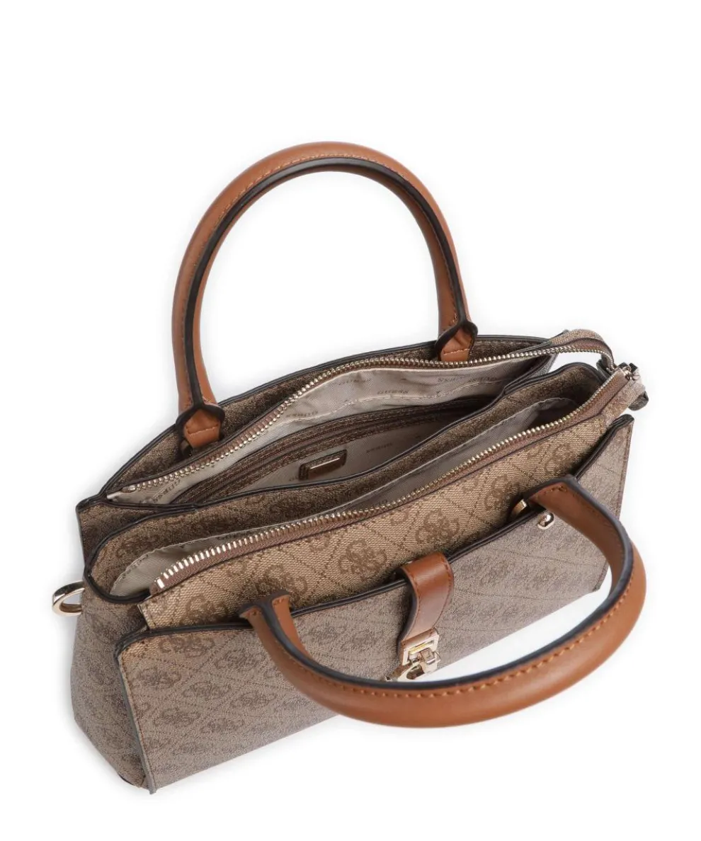 Zamira Handtasche Lederimitat braun