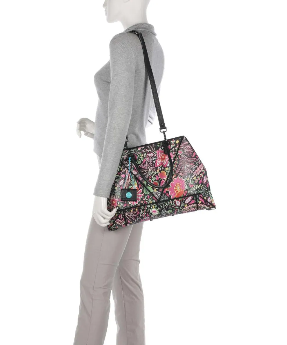 Rioko M Shopper genarbtes Kalbsleder mehrfarbig