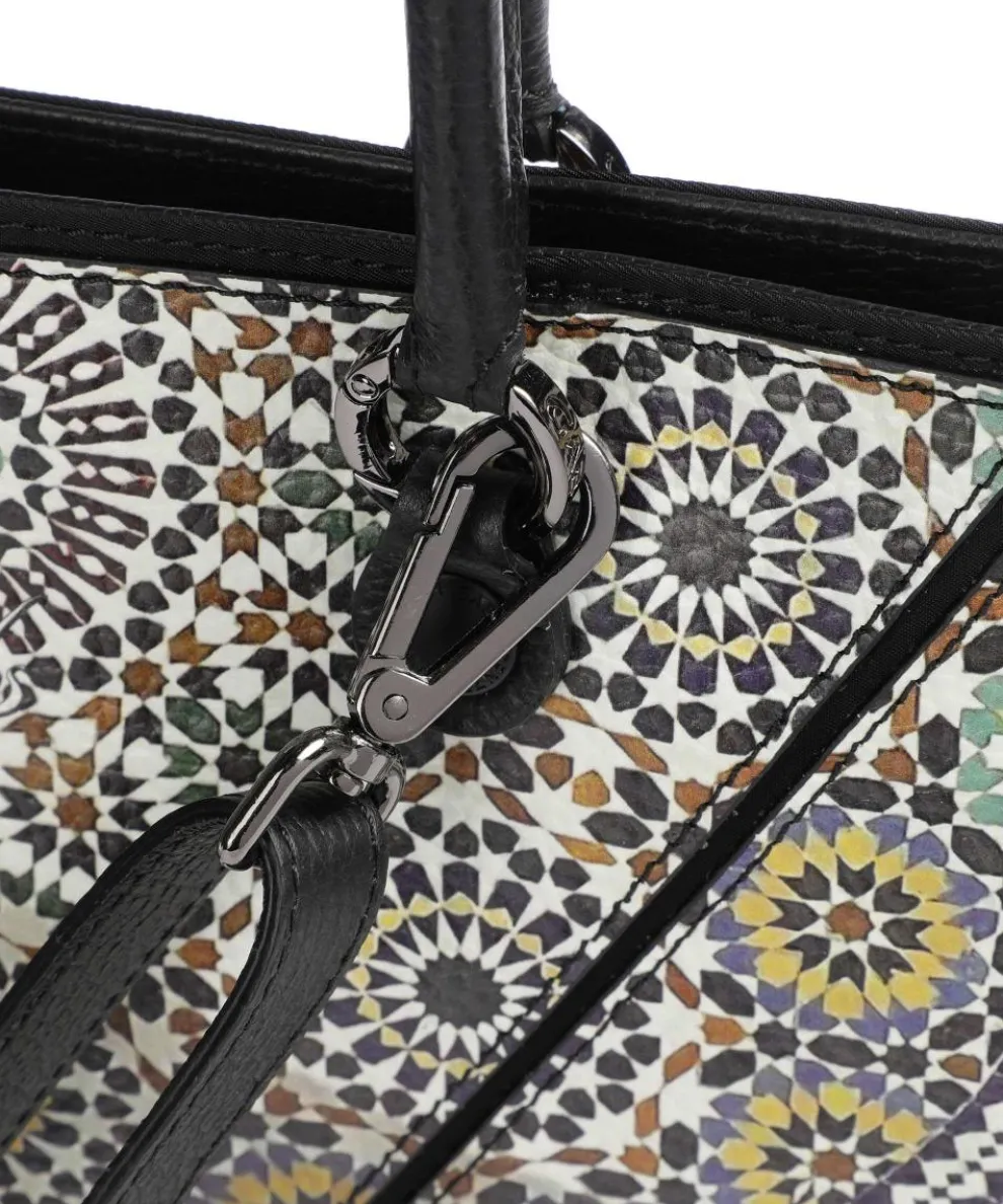 Rioko M Shopper genarbtes Kalbsleder mehrfarbig