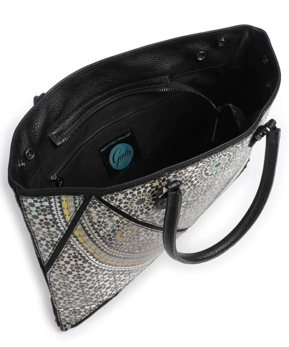 Rioko M Shopper genarbtes Kalbsleder mehrfarbig