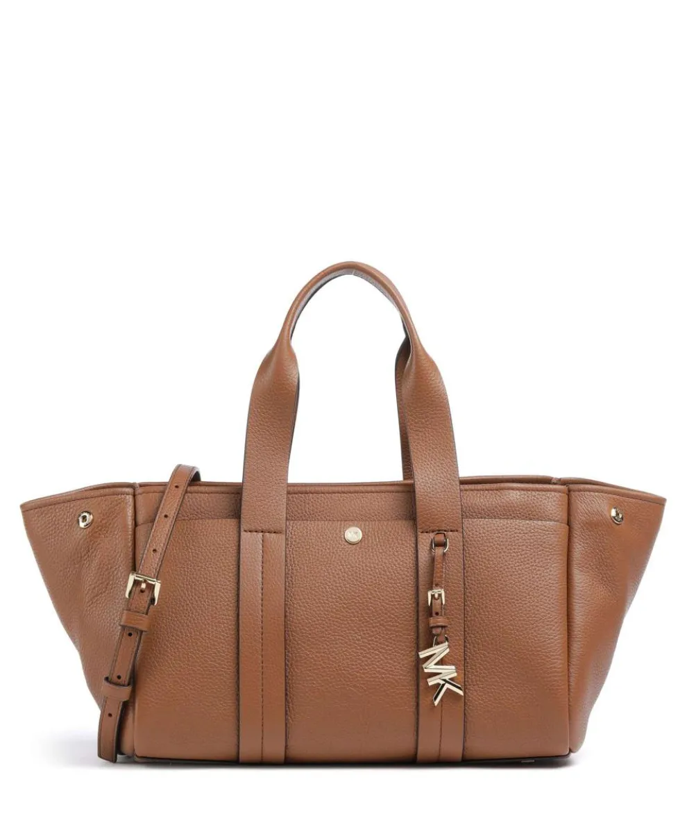 Romee Small Handtasche genarbtes Rindsleder braun