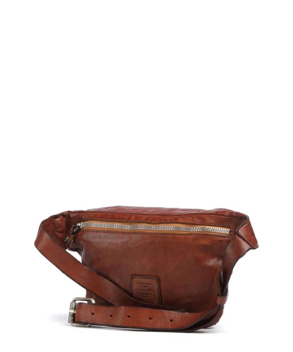 Gürteltasche fein genarbtes Rindsleder cognac