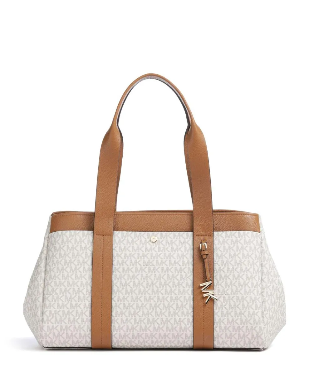 Romee Large Shopper Lederimitat elfenbein