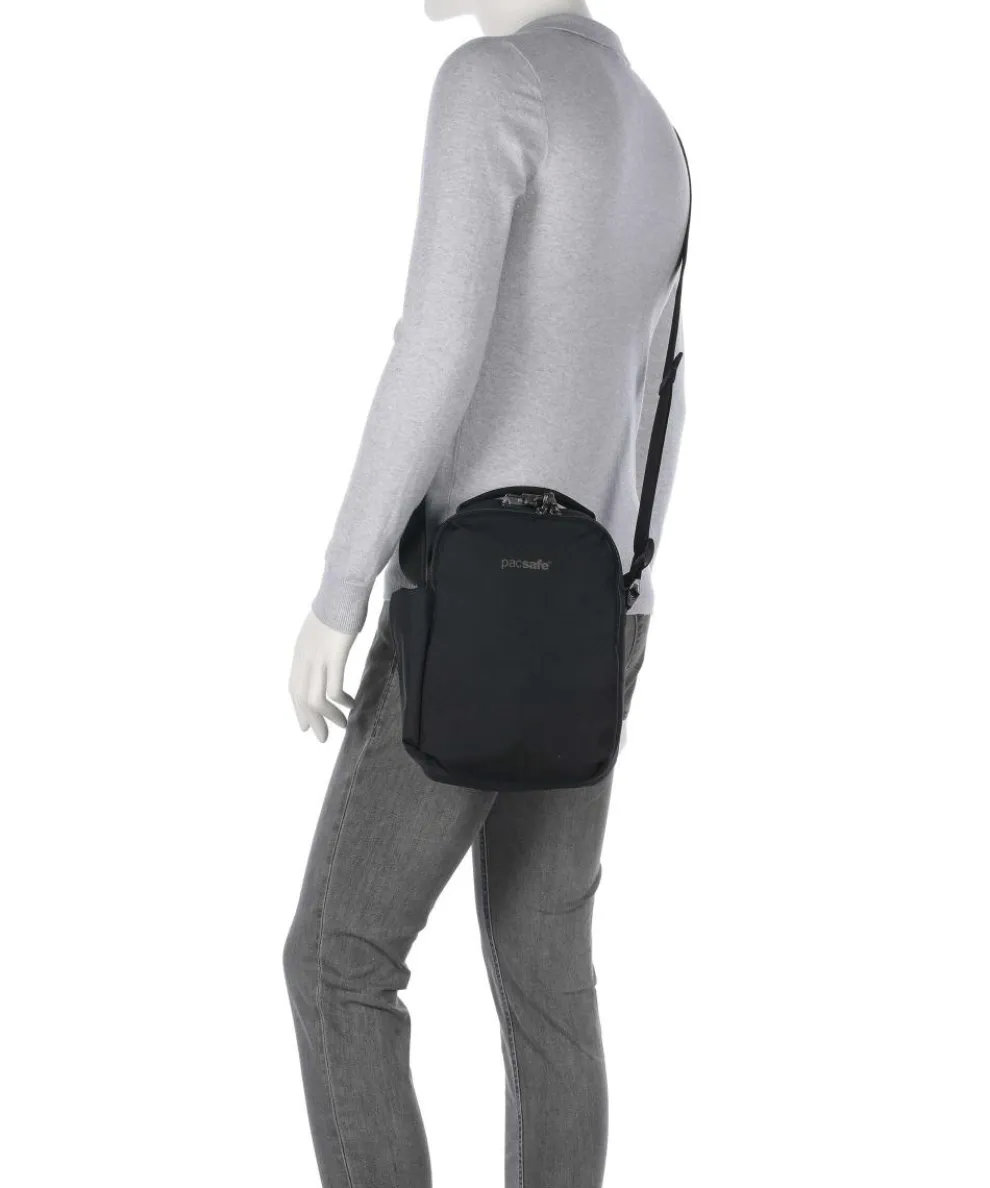 V Tour Umhängetasche recyceltes Polyester schwarz