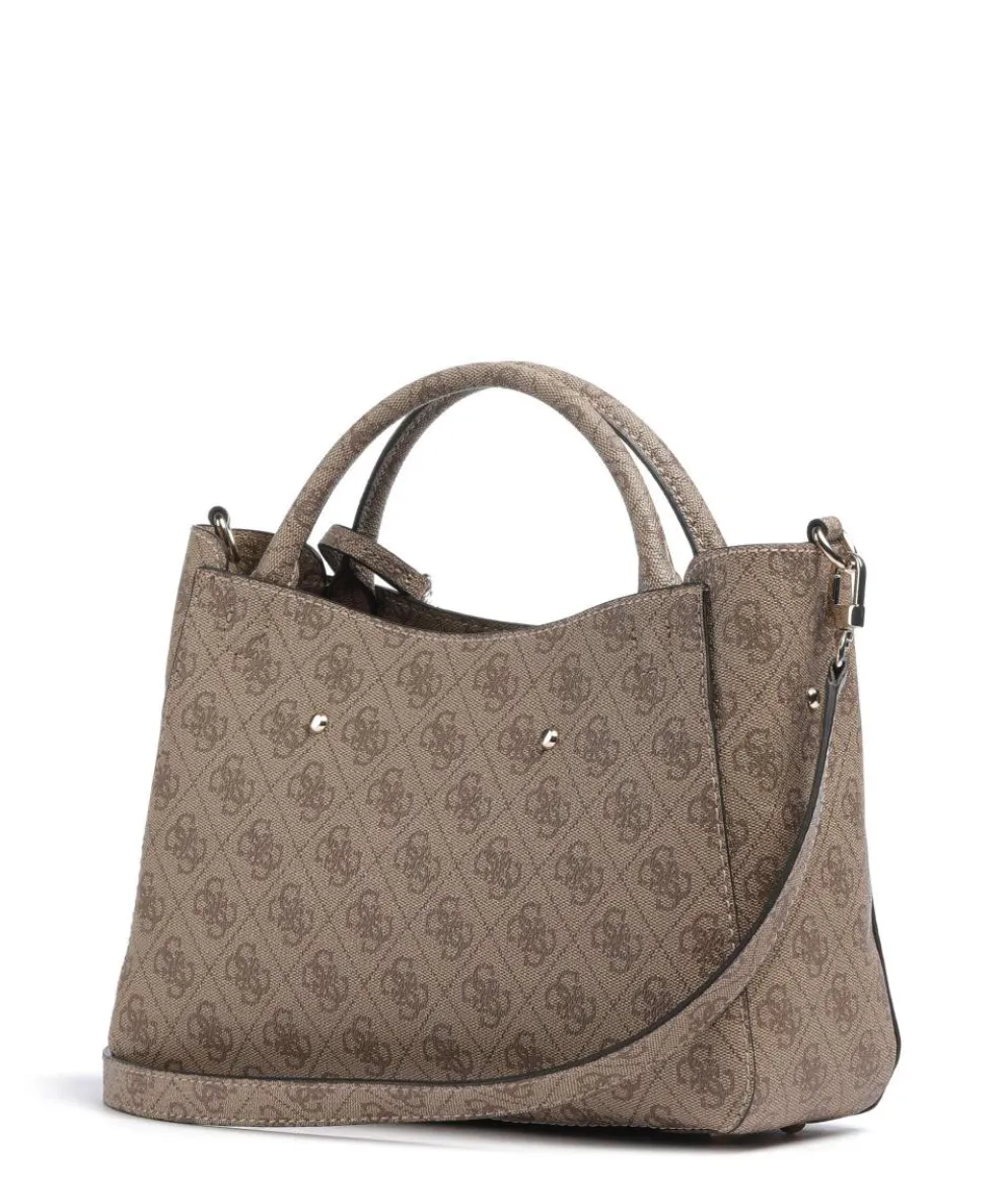 Brenton Handtasche Lederimitat hellbraun