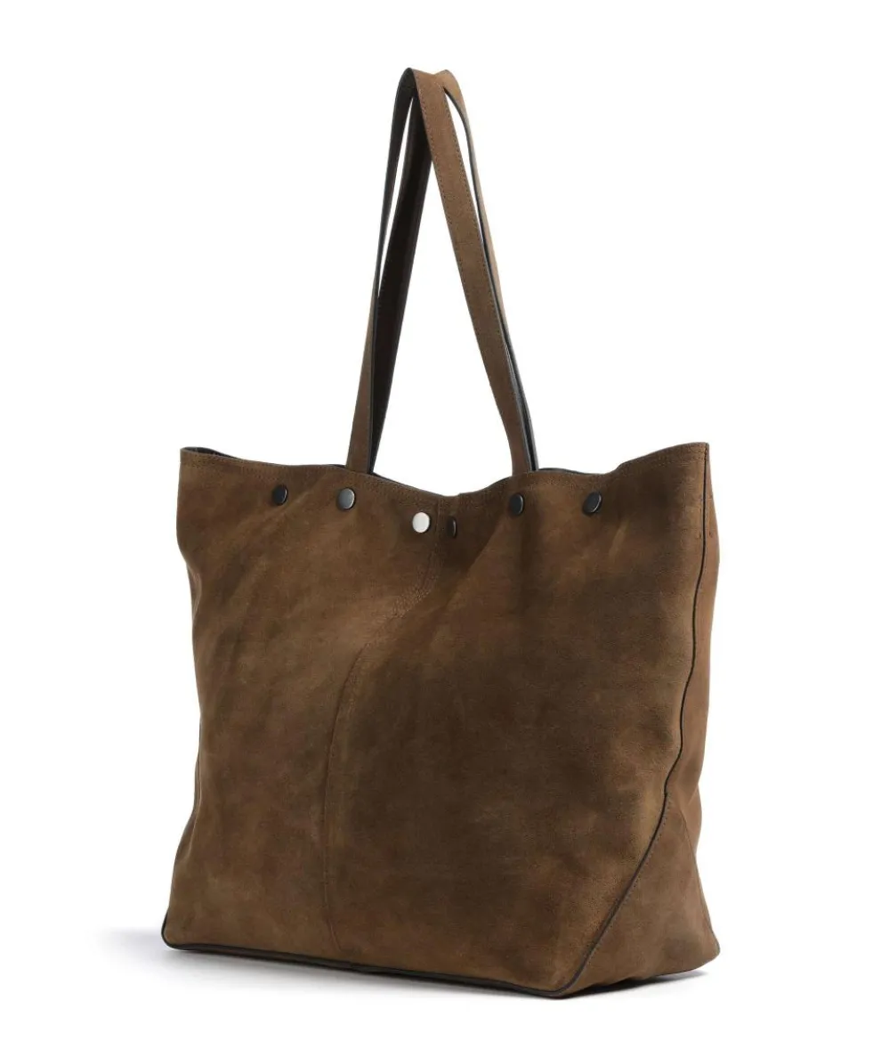 Rive Suede L Shopper aufgerautes Leder mud