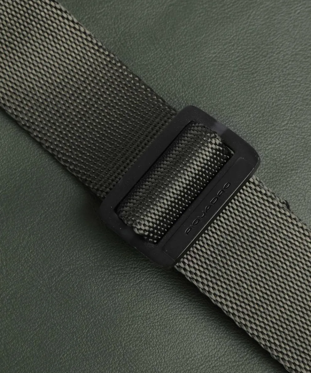 Urban Umhängetasche fein genarbtes Rindsleder dunkelgrün