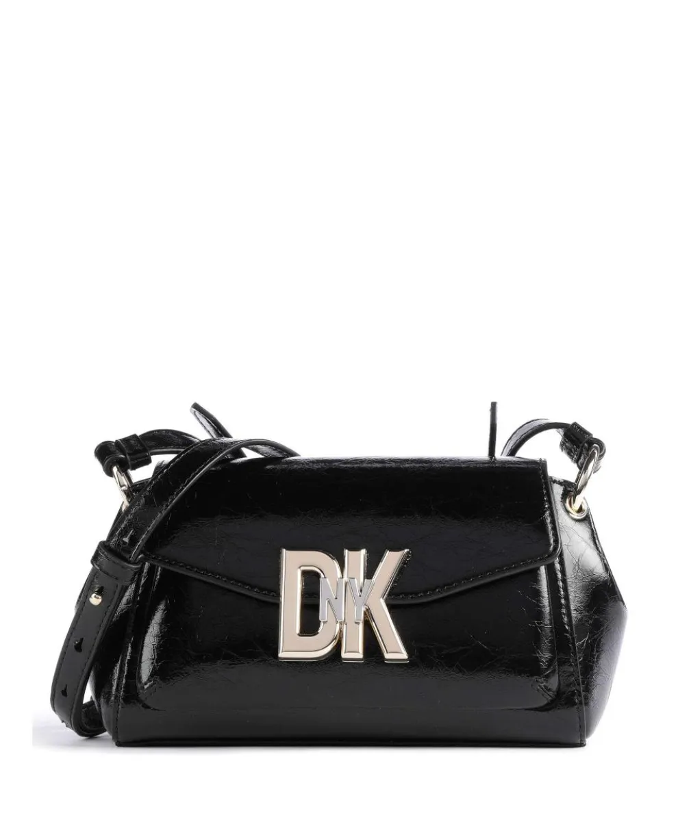 Milano Downtown Umhängetasche Rindsleder schwarz