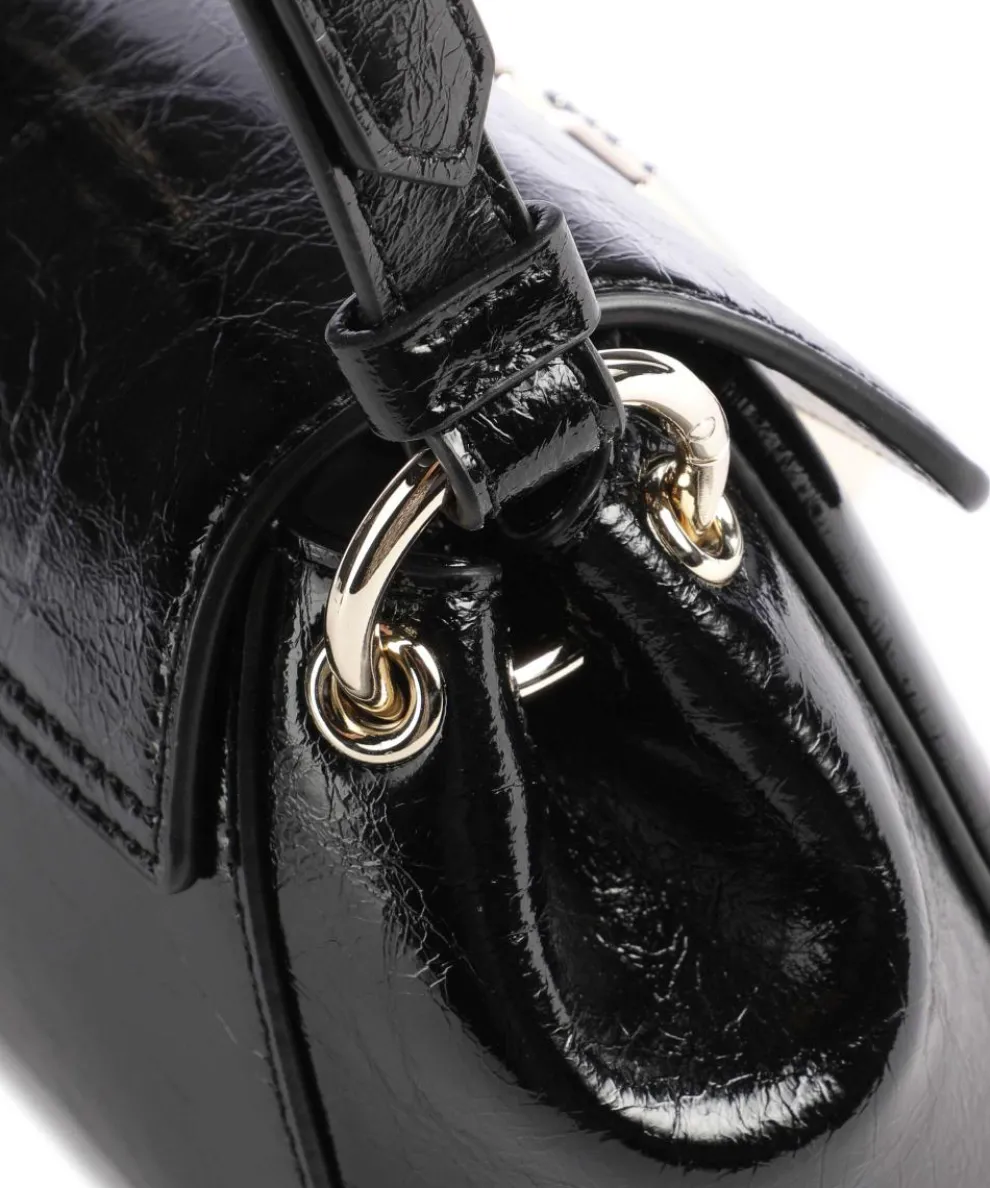 Milano Downtown Umhängetasche Rindsleder schwarz