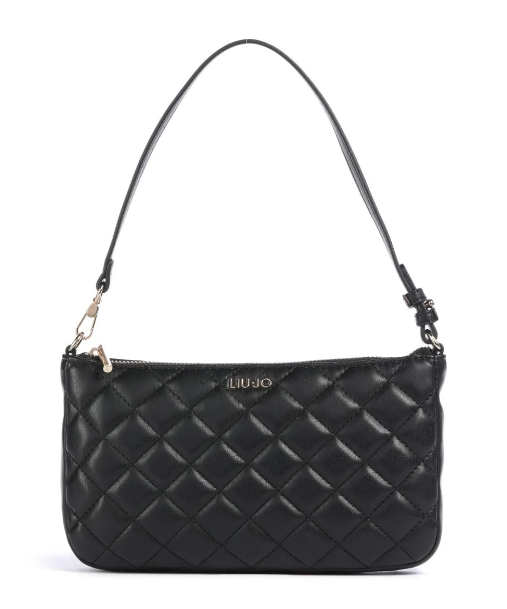 Caliwen Schultertasche Lederimitat schwarz