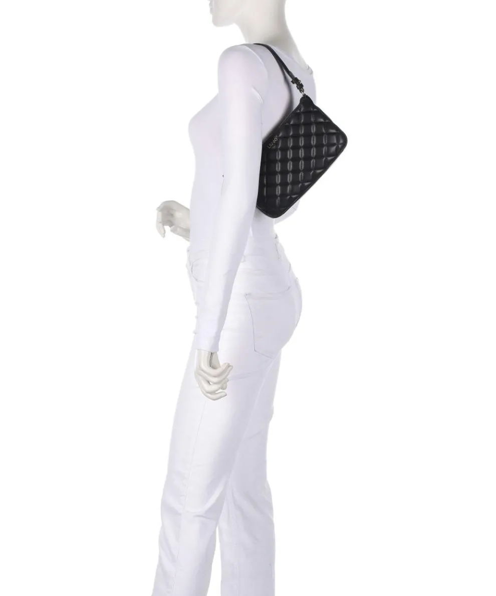 Caliwen Schultertasche Lederimitat schwarz