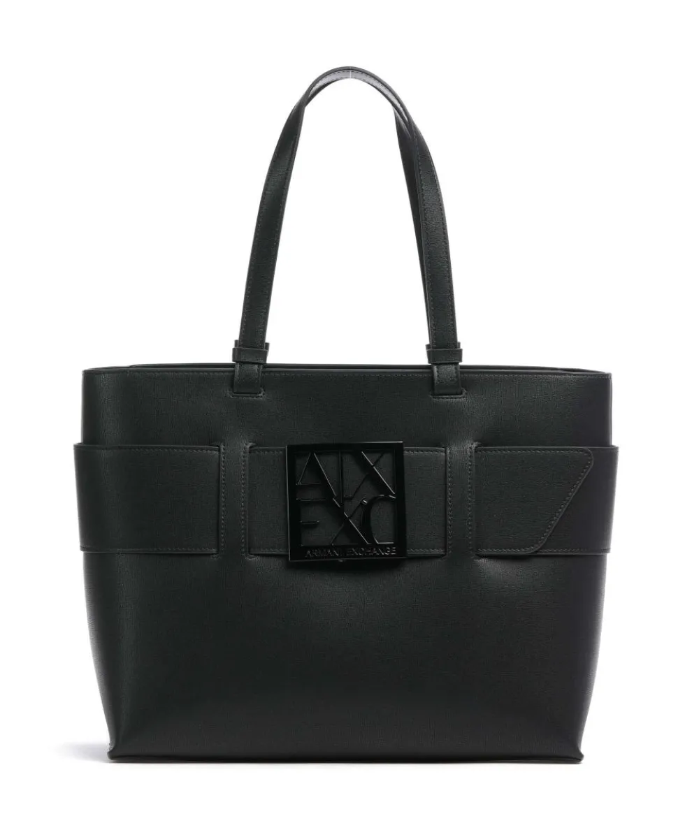 Susie S Shopper Lederimitat schwarz