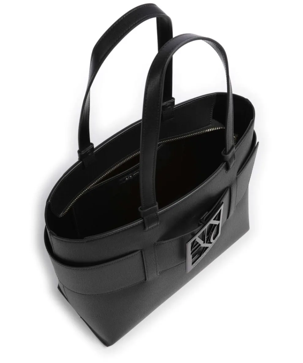 Susie S Shopper Lederimitat schwarz