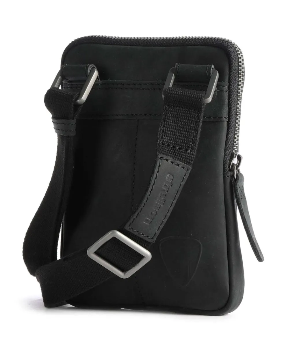 Richmond Umhängetasche Rindsleder schwarz