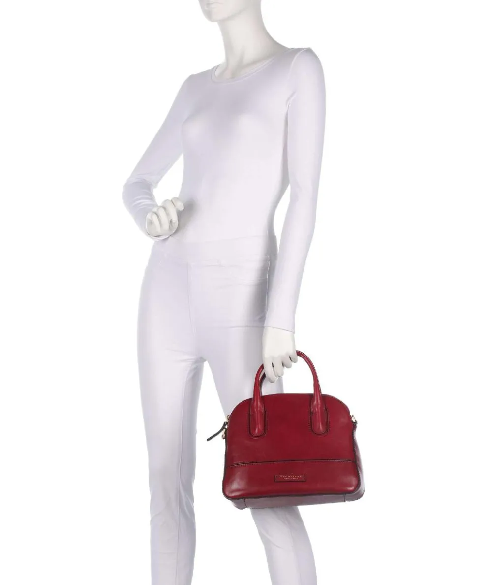 Iolanda Handtasche fein genarbtes Rindsleder dunkelrot
