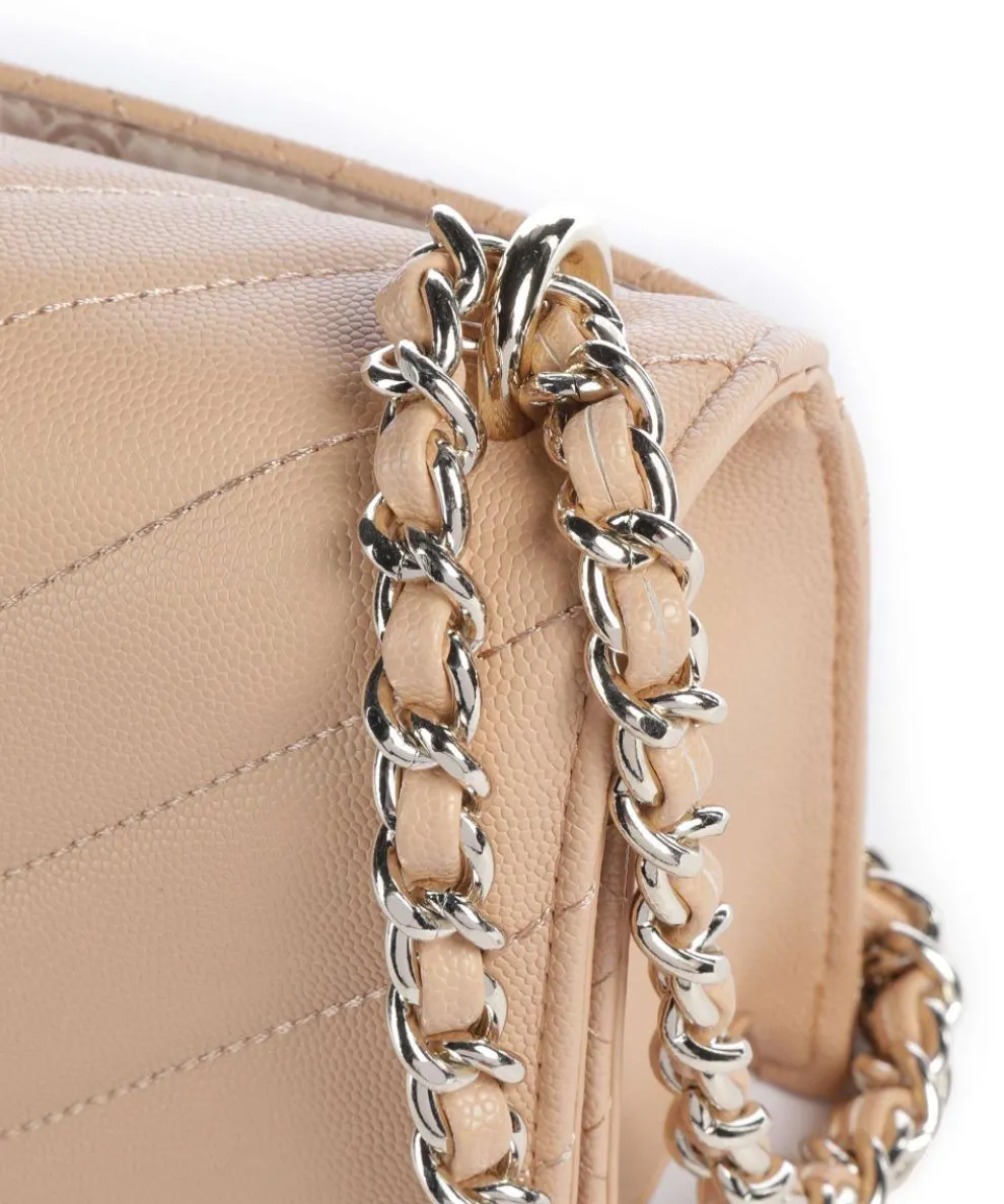 BAMARA Schultertasche Lederimitat beige