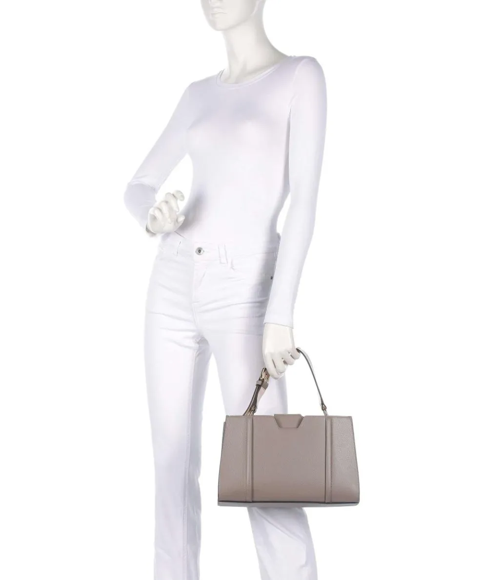 Riva M Handtasche genarbtes Rindsleder taupe