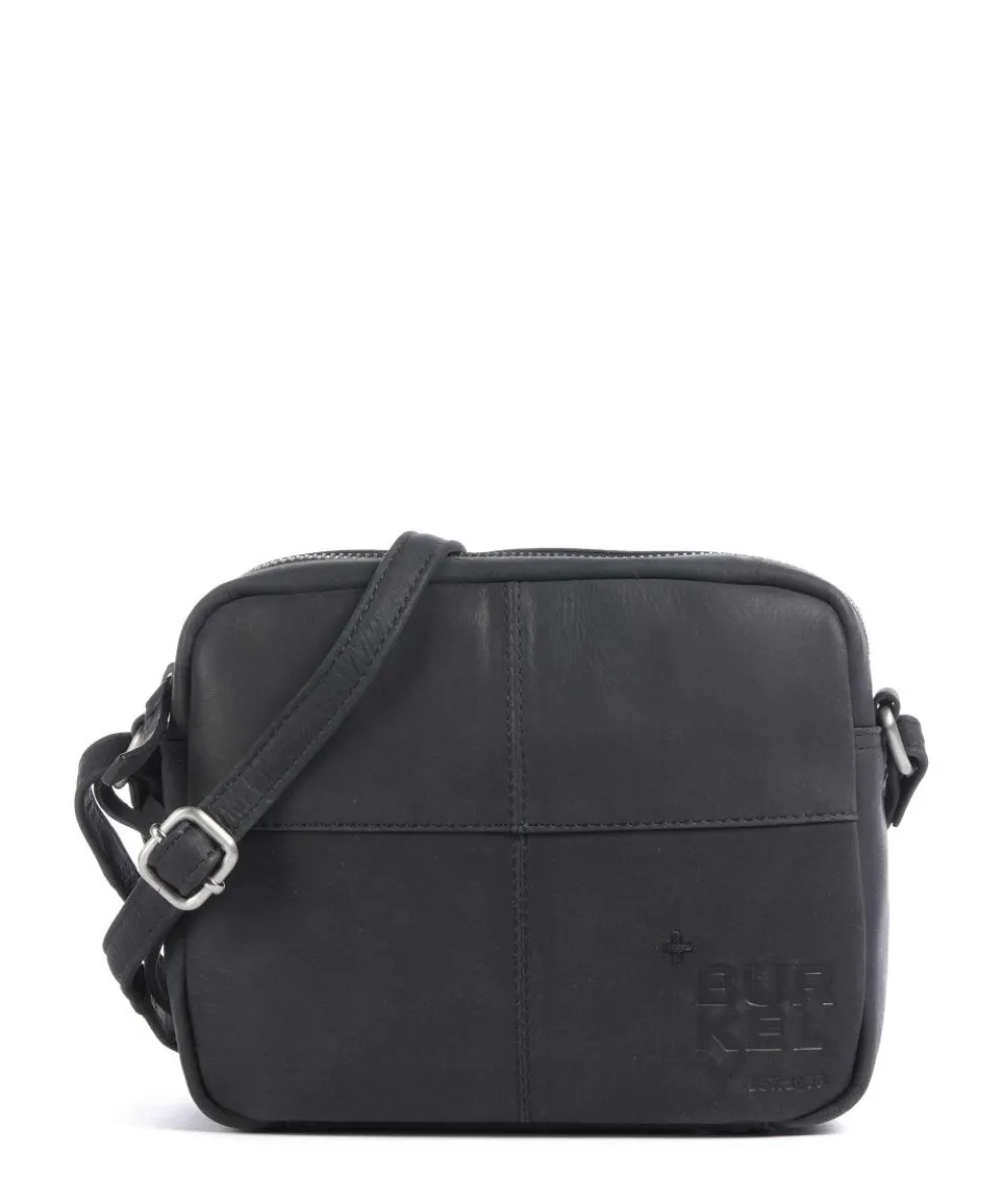 Rogue Robyn Umhängetasche fein genarbtes Leder schwarz