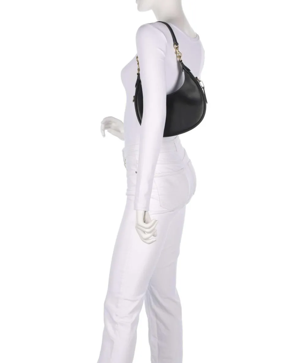 Jonie 22 Schultertasche fein genarbtes Leder schwarz