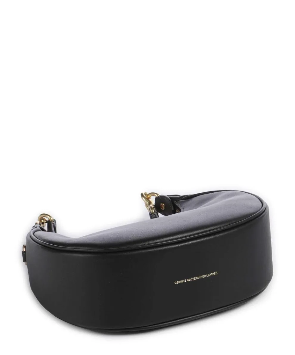 Jonie 22 Schultertasche fein genarbtes Leder schwarz