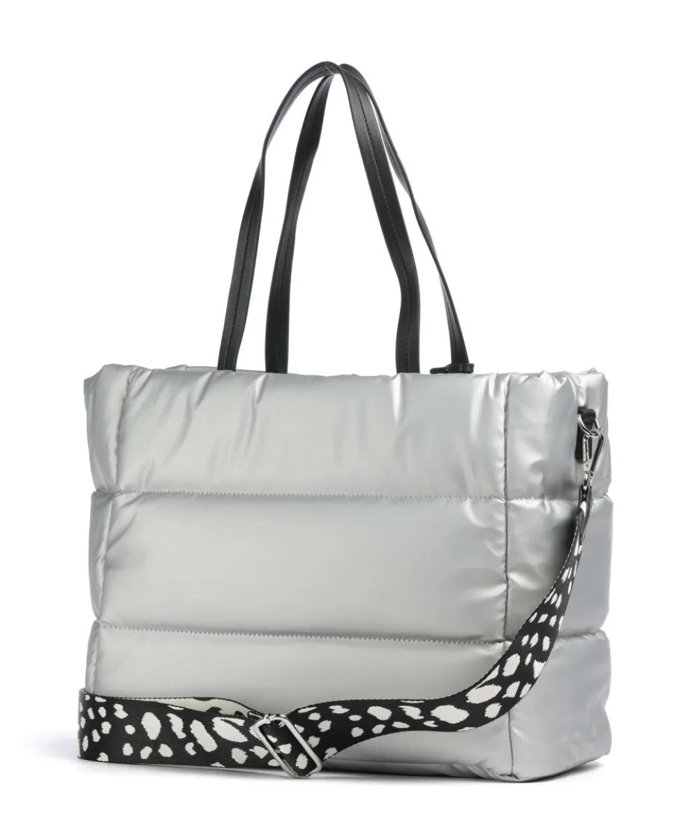 Carezza Shopper Textil silber