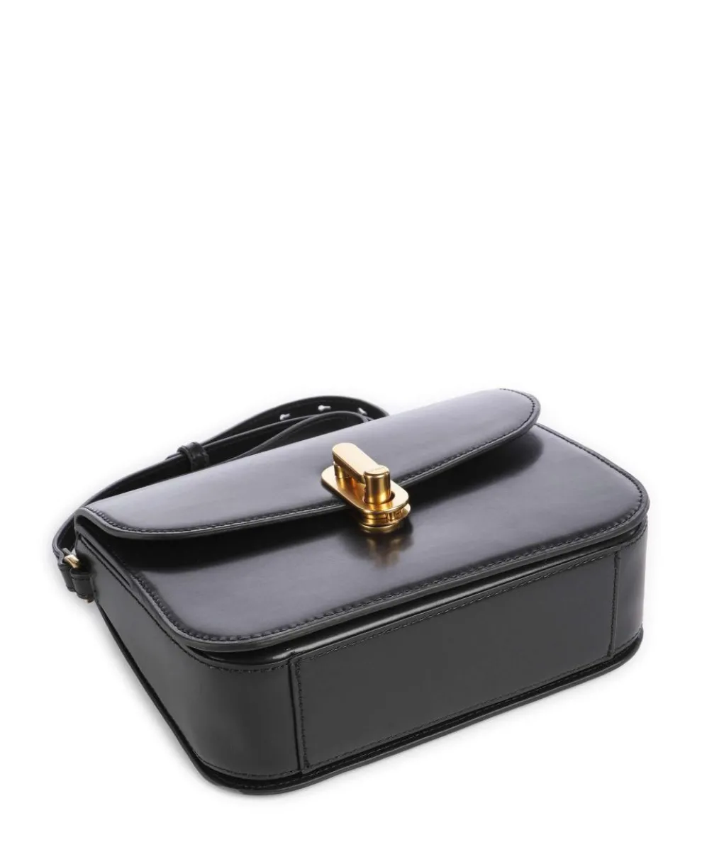 Kkayli Umhängetasche Rindsleder schwarz