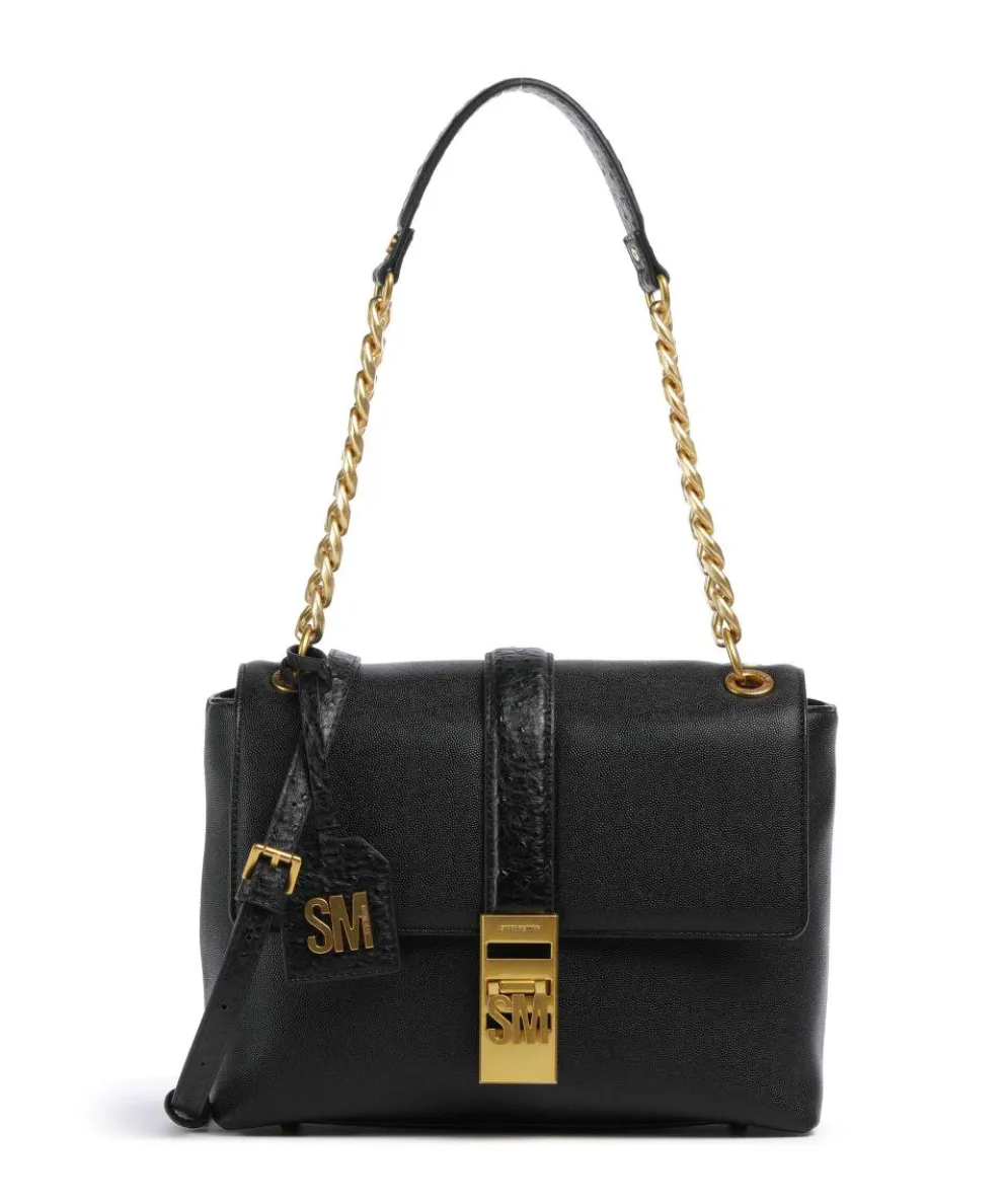 BPATTS-E Schultertasche Lederimitat schwarz