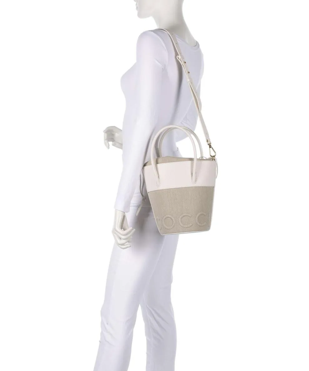 Myrtha Canvas Bucket bag Canvas natur/weiß