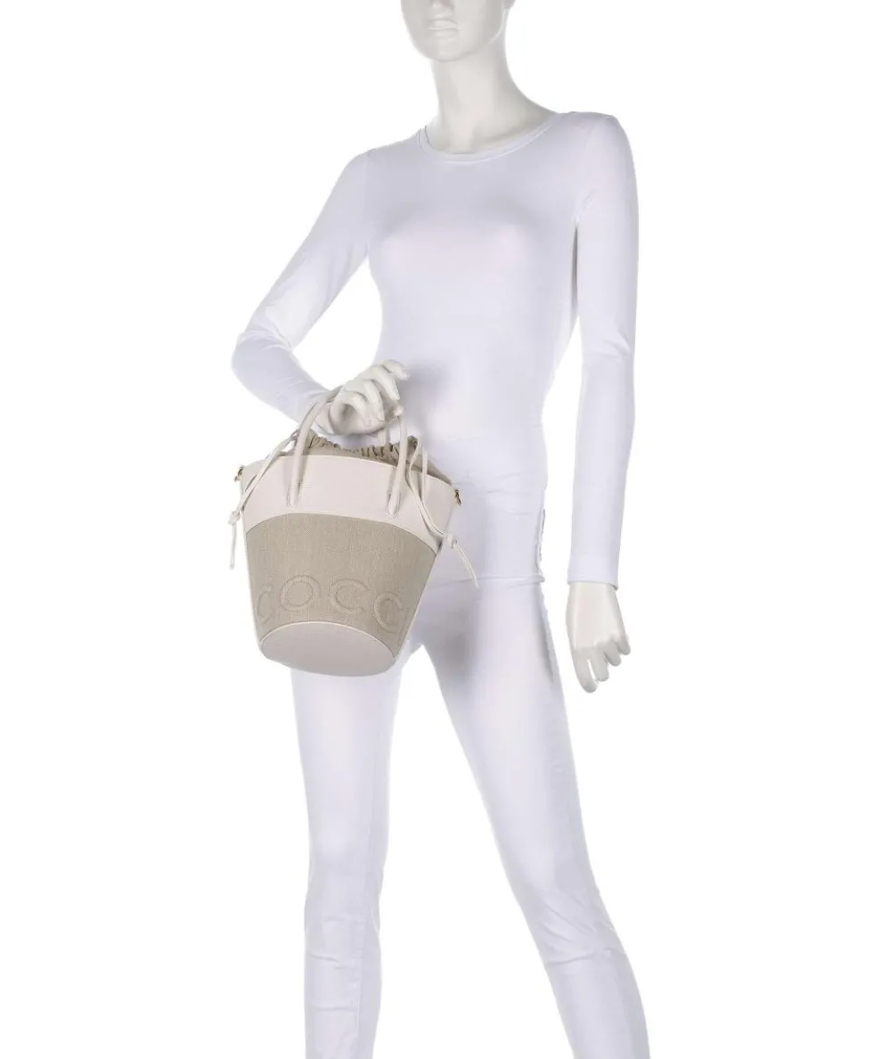 Myrtha Canvas Bucket bag Canvas natur/weiß