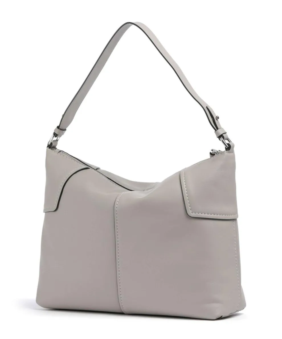 Mila Tokyo Sheep M Beuteltasche Schafsleder grau