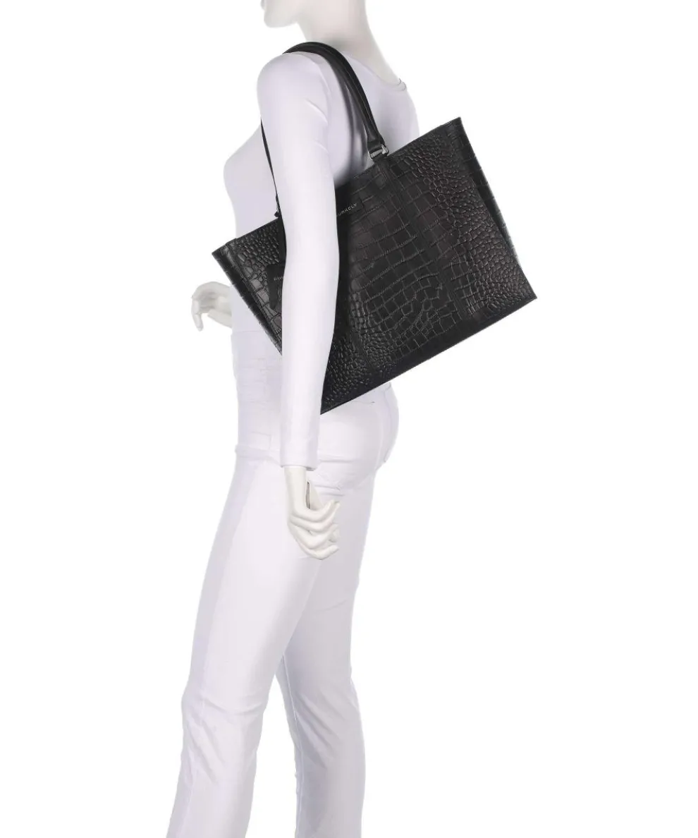 Cool Colbie Shopper 14″ geprägtes Leder schwarz