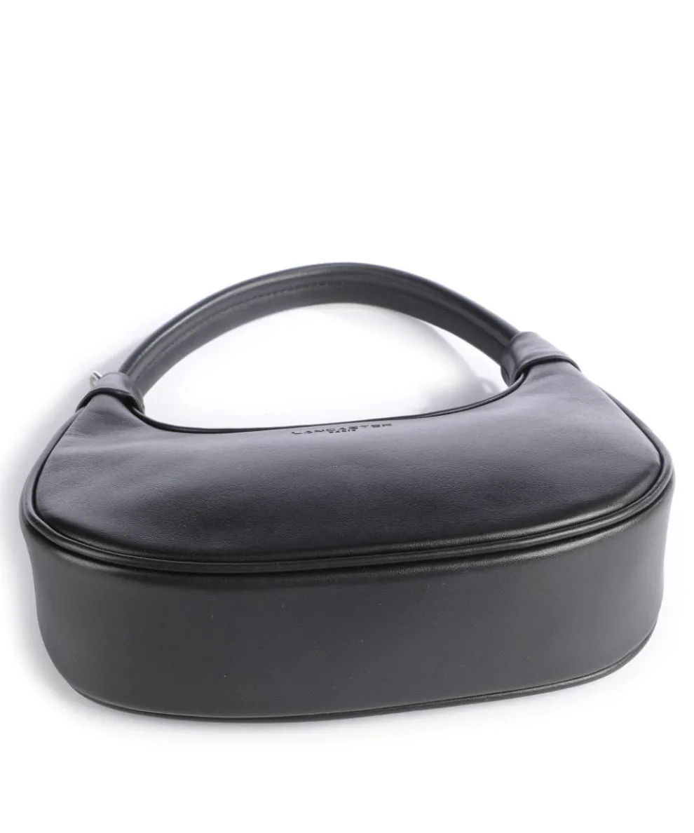 Donna Aura Schultertasche weiches Rindsleder schwarz